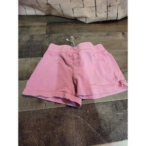 Pink youth girls shorts silver
